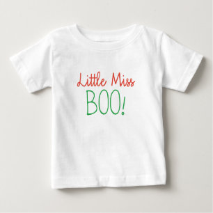Camiseta Para Bebê Menina Boo Cute Halloween