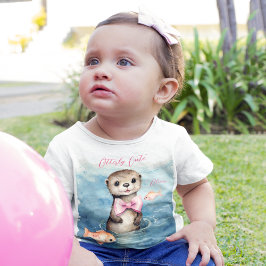 Camiseta Para Bebê Menina de Bebê Bonita
