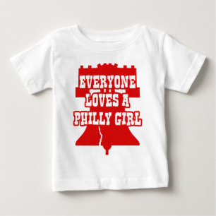 Camiseta Para Bebê Menina de Philly