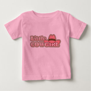 Camiseta Para Bebê Menina de vaca - Meninas Ocidentais