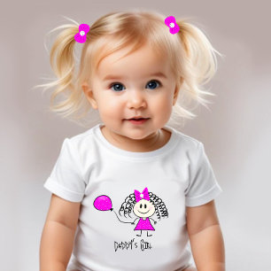 Camiseta Para Bebê Menina engraçada