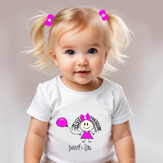 Camiseta Para Bebê Menina engraçada (Criador carregado)
