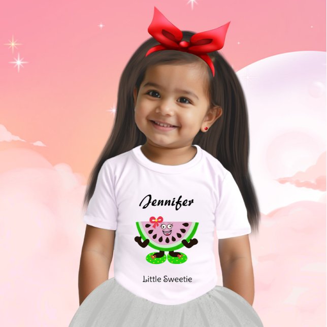 Camiseta Para Bebê Menina Melon (Criador carregado)