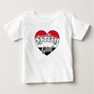 Camiseta Para Bebê Menina Síria