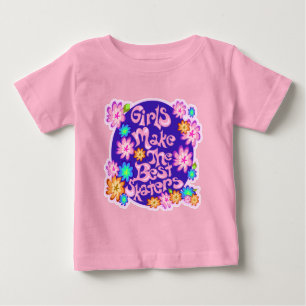 Camiseta Para Bebê Meninas são os melhores skatistas!