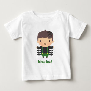 Camiseta Para Bebê Menino Aranha Bonito, Bebê Halloween