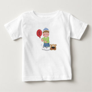 Camiseta Para Bebê Menino de 1 ano e seu cão