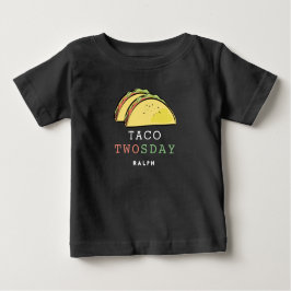 Camiseta Para Bebê Menino de 2 anos fazendo aniversário na Taco Twosd