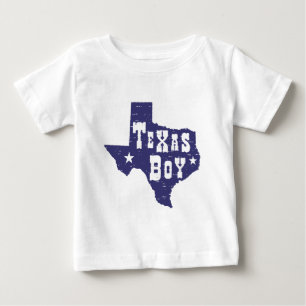 Camiseta Para Bebê Menino de Texas