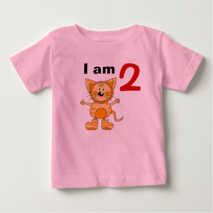 Camiseta Para Bebê Menino do aniversário da criança de 2