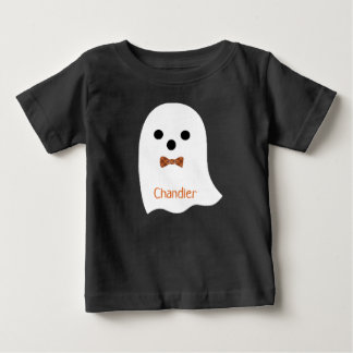 Camiseta Para Bebê Menino do Dia das Bruxas Ghost Xadrez Arco Kids