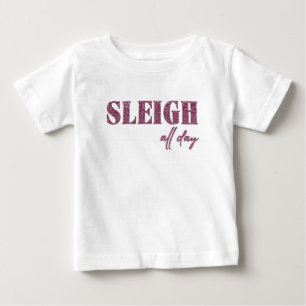 Camiseta Para Bebê Meninos do Dia Todo Suspiram Minúsculos Rosa