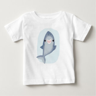 Camiseta Para Bebê Meninos do menino Bebê Tubarão Meninos do Oceano Q