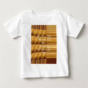 Camiseta Para Bebê Mensagem inspiradora com Design de vida selvagem a