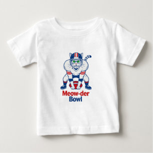 Camiseta Para Bebê Meow-der Bowl