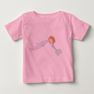 Camiseta Para Bebê Mermaid Kisses