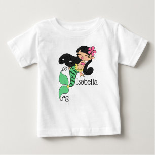 Camiseta Para Bebê Mermaid T-Shirt