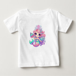 Camiseta Para Bebê Mermaidvibes