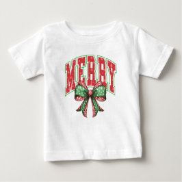 Camiseta Para Bebê Merry Christmas Baby T-shirts