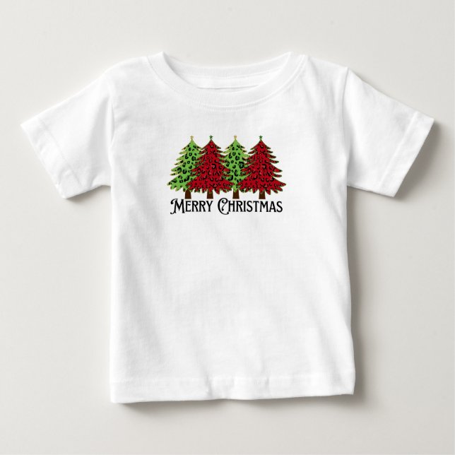Camiseta Para Bebê Merry Christmas T-Shirt (Frente)