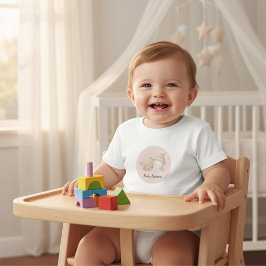 Camiseta Para Bebê MerryMist Baby Dreams: Winter Blush – Ethereal Nur