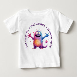 Camiseta Para Bebê Mervin: O Monstro Huggable