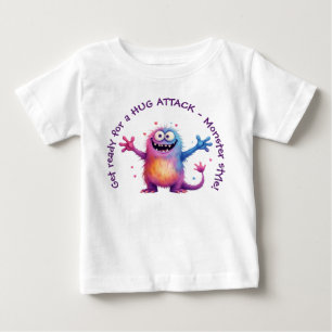 Camiseta Para Bebê Mervin: O Monstro Huggable