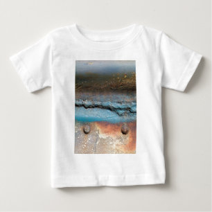Camiseta Para Bebê Metal oxidado