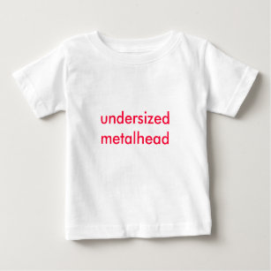Camiseta Para Bebê metalhead subdimensionado