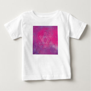 Camiseta Para Bebê Metatron, chakra,zen,geométrico sagrado, anjo