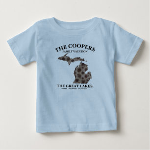 Camiseta Para Bebê Metrôs de petoskey State, Excelente do GroenLake M