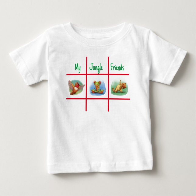 Camiseta Para Bebê Meu Amigo Selvagem Toddler T-Shirt (Frente)