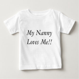 Camiseta Para Bebê Meu baby-sitter ama-me!!