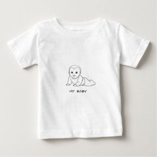 Camiseta Para Bebê Meu bebê querido