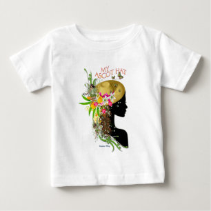 Camiseta Para Bebê Meu chapéu