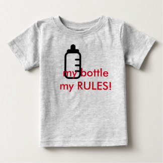 Camiseta Para Bebê meu corpo de regras