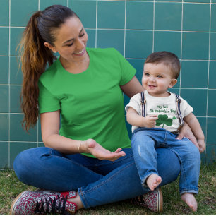 Camiseta Para Bebê Meu Dia de São Patrício de 1 rua