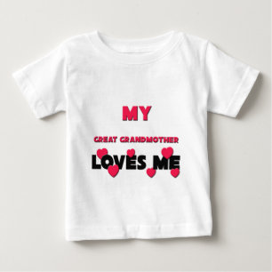 Camiseta Para Bebê Meu excelente - a avó ama-me