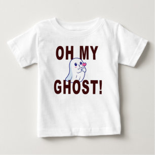 Camiseta Para Bebê Meu Fantasma!