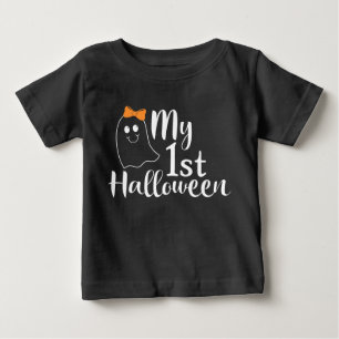 Camiseta Para Bebê Meu Fantasma De Bebê Bonitinha De Halloween De 1ru