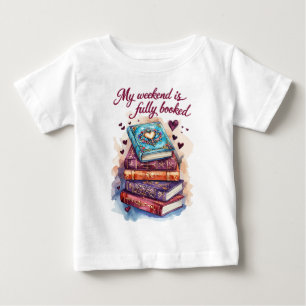 Camiseta Para Bebê Meu fim de semana está totalmente ocupado