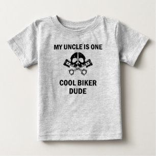Camiseta Para Bebê Meu gajo legal do motociclista do tio Ser um