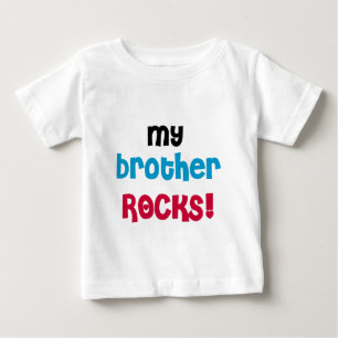 Camiseta Para Bebê Meu Irmão é Incrível