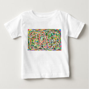 Camiseta Para Bebê Meu logotipo de anjo com design pastel de padrão m