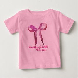 Camiseta Para Bebê Meu macacão de presente Tutu