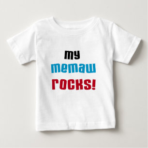 Camiseta Para Bebê Meu Memaw balança t-shirt e presentes