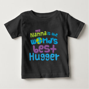 Camiseta Para Bebê Meu Nanna é t-shirt do bebê de Hugger dos mundos o