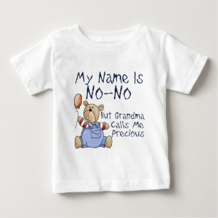 Camiseta Para Bebê Meu nome é não nenhum