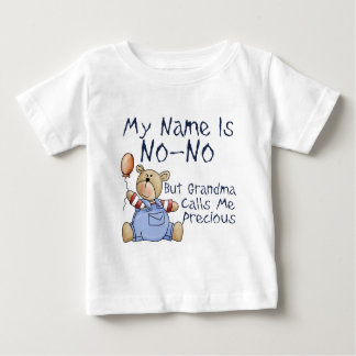 Camiseta Para Bebê Meu nome é não nenhum