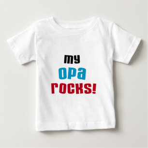 Camiseta Para Bebê Meu Opa balança t-shirt e presentes